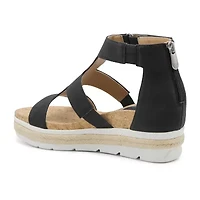 Adrienne Vittadini Womens Carlos Wedge Sandals