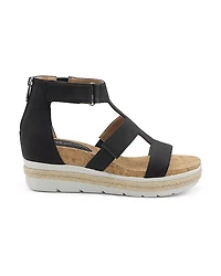 Adrienne Vittadini Womens Carlos Wedge Sandals