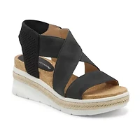 Adrienne Vittadini Womens Carri Wedge Sandals