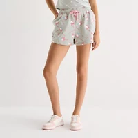 Juniors Womens Mid Rise Pull-On Short
