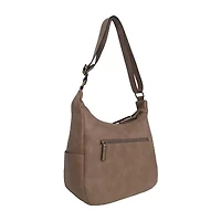 Bueno of California Glenhaven Buckle Front Large Crossbody Bag