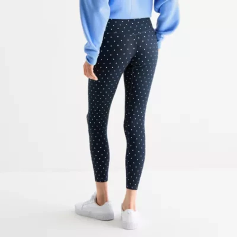 Arizona Womens High Rise Tapered Juniors Full Length Leggings