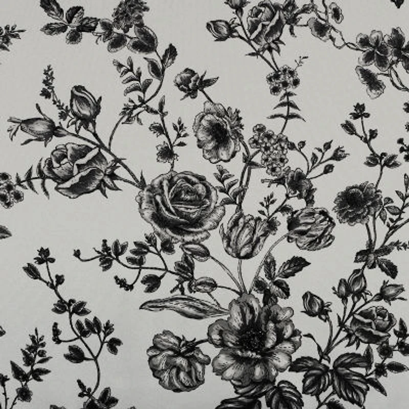 Sun Zero Percy Merina Print Grommet Top Energy Saving 100% Blackout Single Curtain Panel