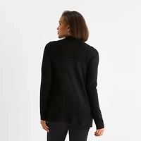 Liz Claiborne Womens Long Sleeve Layered Sweater