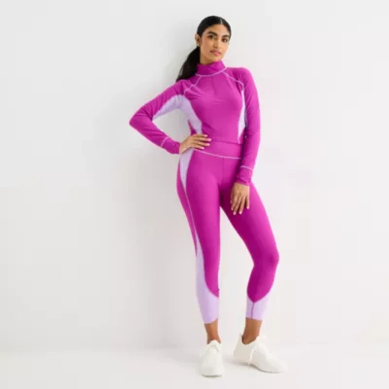 Xersion EverContour+ Womens Quick Dry High Rise 25" 7/8 Ankle Legging