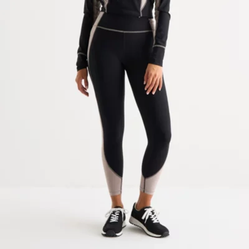 Xersion EverContour+ Womens Quick Dry High Rise 25" 7/8 Ankle Legging