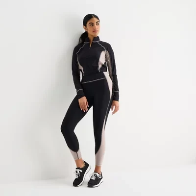 Xersion EverContour+ Womens Quick Dry High Rise 25" 7/8 Ankle Legging