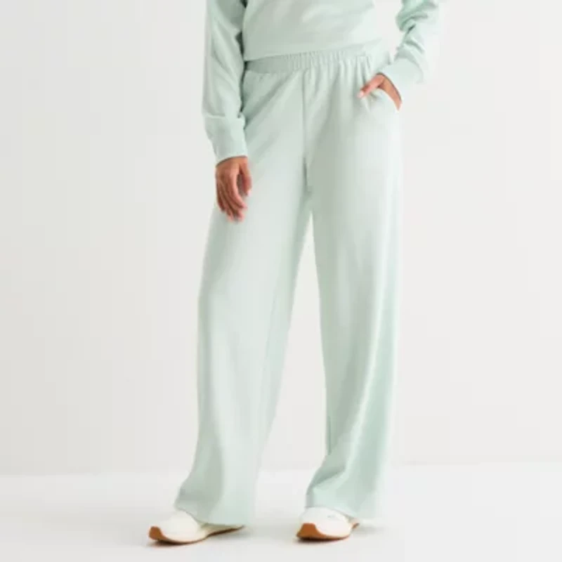 Xersion Scuba Luxe Womens Straight Mid Rise Active Pant