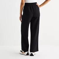 Xersion Scuba Luxe Womens Straight Mid Rise Active Pull-On Pant