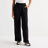 Xersion Scuba Luxe Womens Straight Mid Rise Active Pull-On Pant