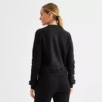 Liz Claiborne Tall Womens Crew Neck Long Sleeve Pullover Sweater