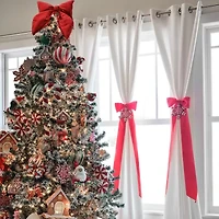 North Pole Trading Co. Medium Bow Christmas Ornament
