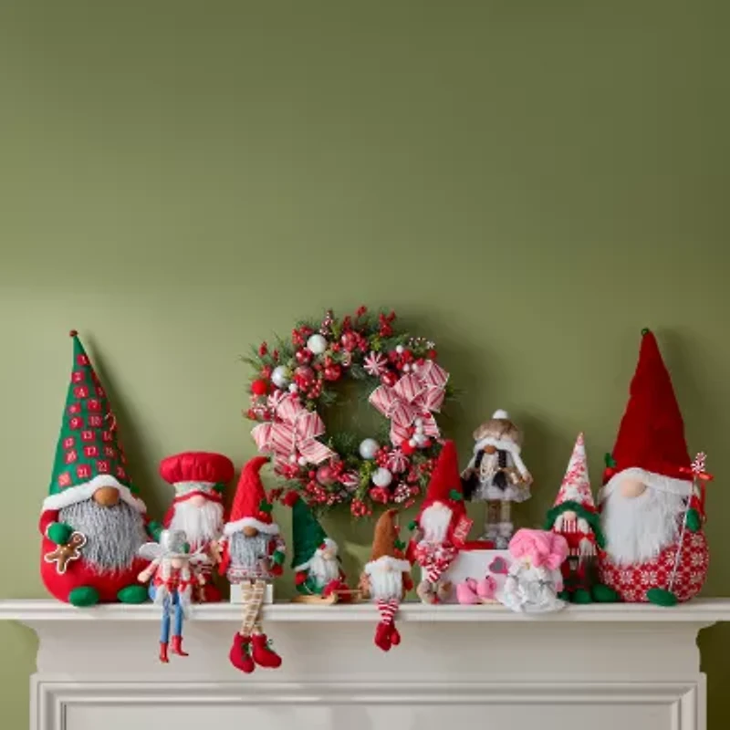 North Pole Trading Co. 27in Fairisle Christmas Gnome