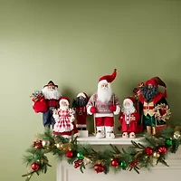 North Pole Trading Co. 18in Cowboy Christmas Santa Figurine