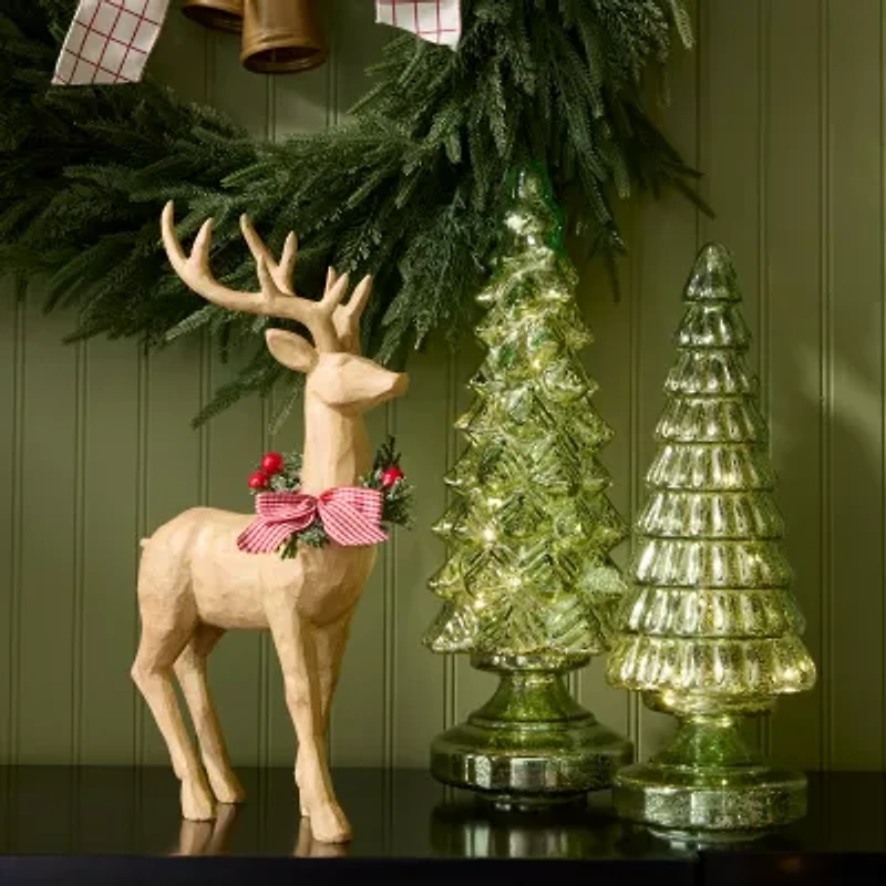 Martha Stewart 17in Reindeer Christmas Tabletop Decor