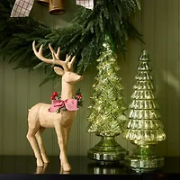 Martha Stewart 15in Reindeer Christmas Tabletop Decor