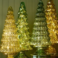 Martha Stewart 18in Gold Glass Tree Christmas Tabletop Decor