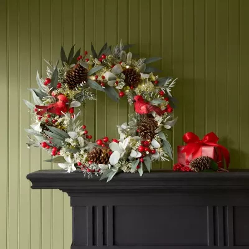 Martha Stewart Cardinal Wreath
