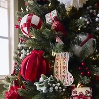 Martha Stewart Clear Cardinal Ball Christmas Ornament