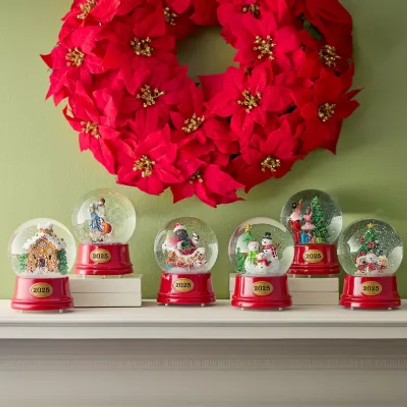 North Pole Trading Co. Sleigh Christmas Snow Globe