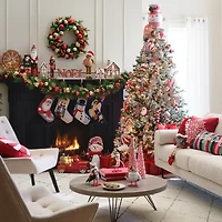 North Pole Trading Co. Medium Peppermint Tree Christmas Tabletop Decor