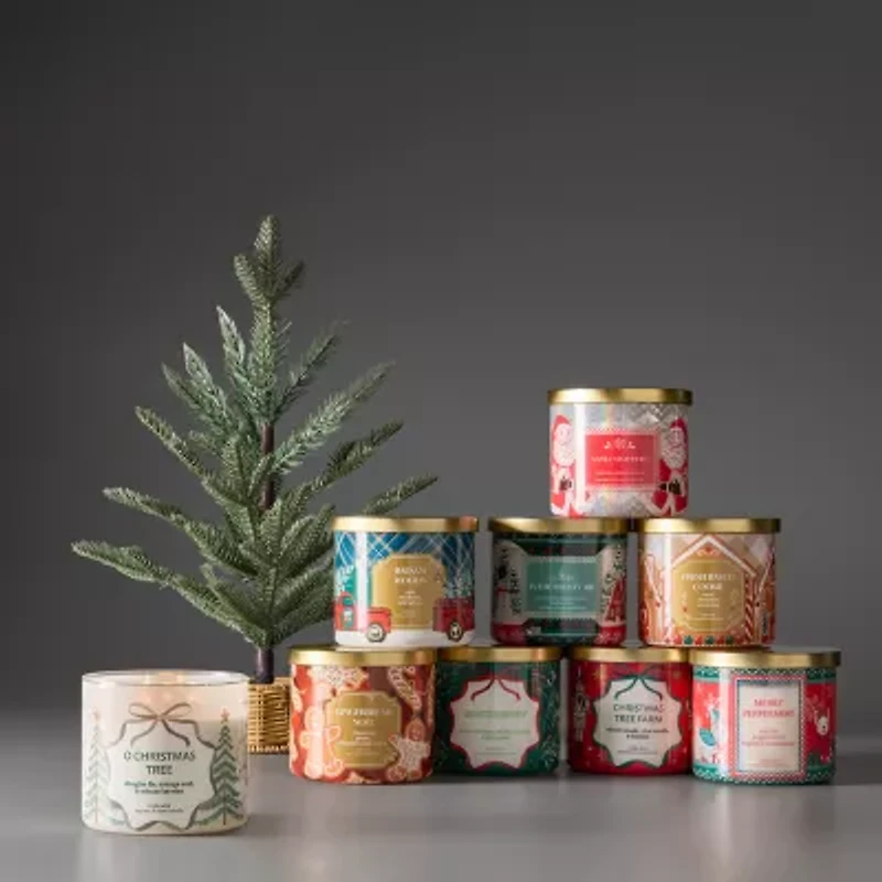 North Pole Trading Co. 16in Willow Pot Christmas Tabletop Tree