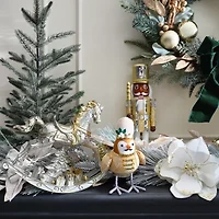 North Pole Trading Co. 16in Willow Pot Christmas Tabletop Tree