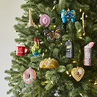 North Pole Trading Co. Butterfly Set 2-pc. Christmas Ornament