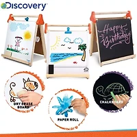 Discovery Kids Tabletop Easel 3-in-1 Art Center