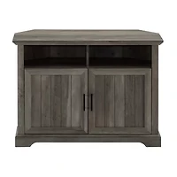 44" Grooved Door Corner TV Stand