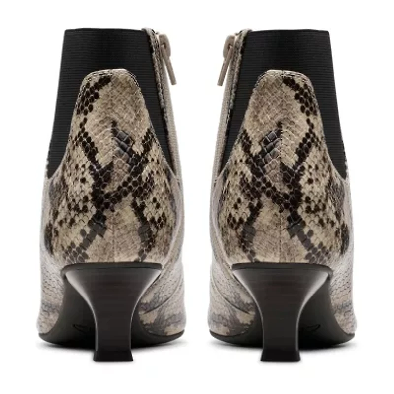 Clarks Womens Kepley Erin Kitten Heel Dress Boots