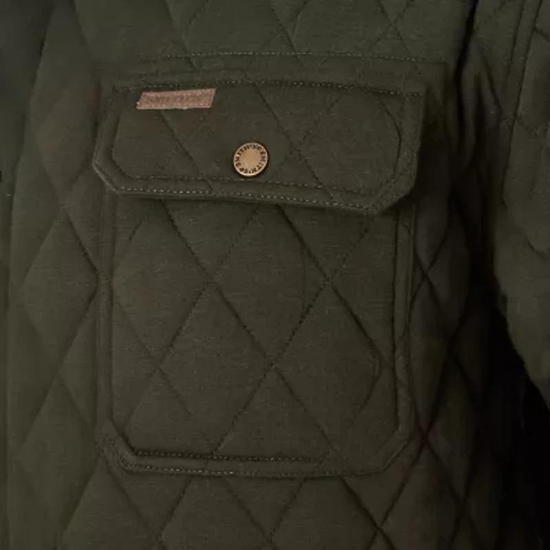 Smiths Workwear Diamond Quilted Mens Midweight Shirt Jacket