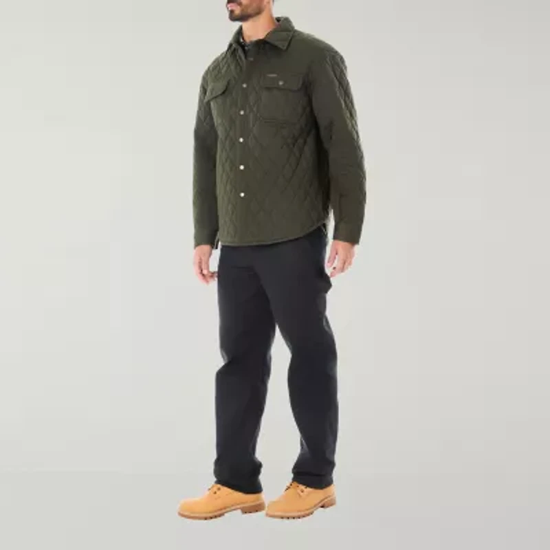 Smiths Workwear Diamond Quilted Mens Midweight Shirt Jacket