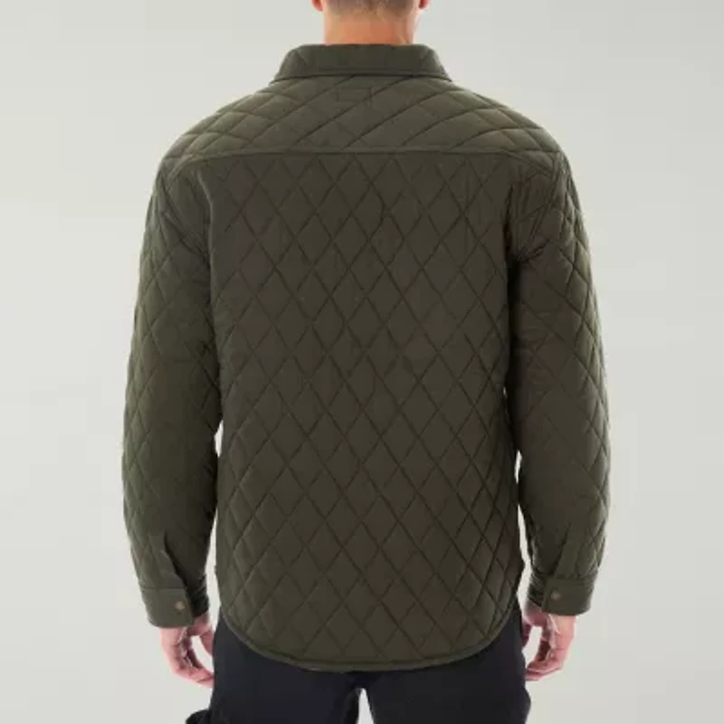 Smiths Workwear Diamond Quilted Mens Midweight Shirt Jacket