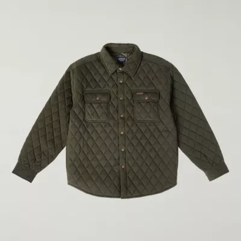 Smiths Workwear Diamond Quilted Mens Midweight Shirt Jacket
