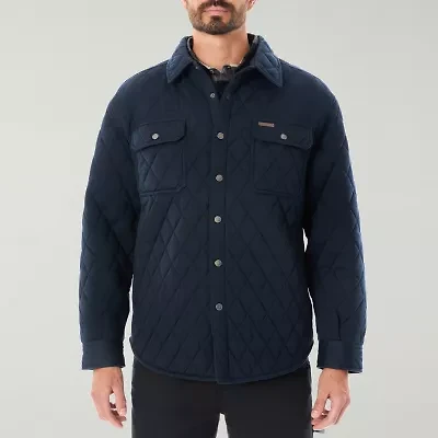 Smiths Workwear Diamond Quilted Mens Midweight Shirt Jacket