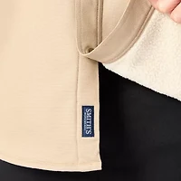 Smiths Workwear Hooded Sherpa Stretch Canvas Mens Midweight Shirt Jacket