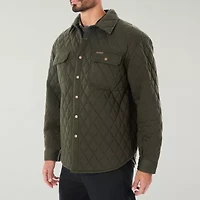Smiths Workwear Snap Closure Mens Midweight Big and Tall Shirt Jacket