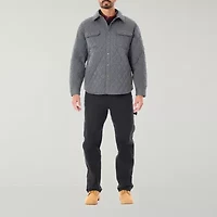 Smiths Workwear Snap Closure Mens Midweight Big and Tall Shirt Jacket