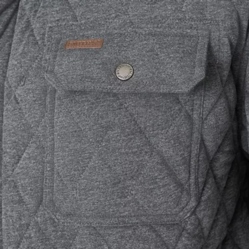 Smiths Workwear Snap Closure Mens Midweight Big and Tall Shirt Jacket