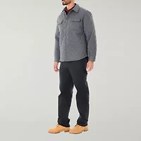 Smiths Workwear Snap Closure Mens Midweight Big and Tall Shirt Jacket