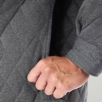 Smiths Workwear Snap Closure Mens Midweight Big and Tall Shirt Jacket