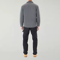 Smiths Workwear Snap Closure Mens Midweight Big and Tall Shirt Jacket