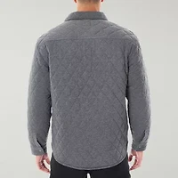 Smiths Workwear Snap Closure Mens Midweight Big and Tall Shirt Jacket