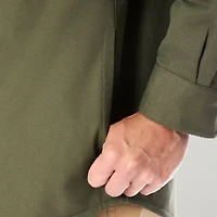 Smiths Workwear Sherpa Lined Stretch Canvas Mens Midweight Big and Tall Shirt Jacket