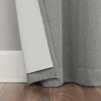 Sun Zero Glynn Magnetic Closure Grommet Top 100% Blackout Set of 2 Curtain Panel