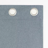 Sun Zero Glynn Magnetic Closure Grommet Top 100% Blackout Set of 2 Curtain Panel