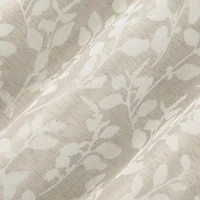 Sun Zero Glynn Gaia Woven Floral Magnetic Closure Grommet Top Energy Saving 100% Blackout Set of 2 Curtain Panel