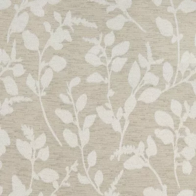 Sun Zero Glynn Gaia Woven Floral Magnetic Closure Grommet Top Energy Saving 100% Blackout Set of 2 Curtain Panel