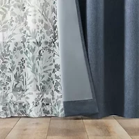 Sun Zero Arbor Print Grommet Top Blackout Set of 4 Curtain Panel